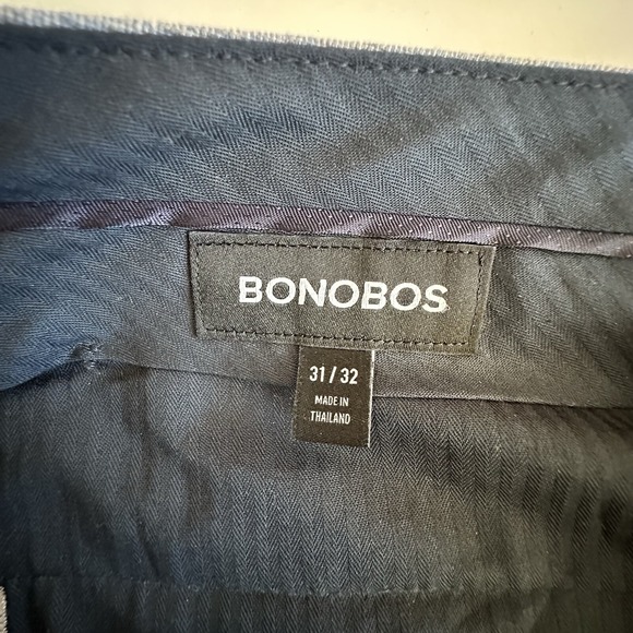 Bonobos Tollegno 1900 3D Wool Cotton Linen Textured Pants 31(32)X 32 Tailored - Picture 12 of 16